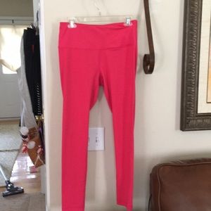 Yogalicious Hot Pink Yoga Pants Size Large